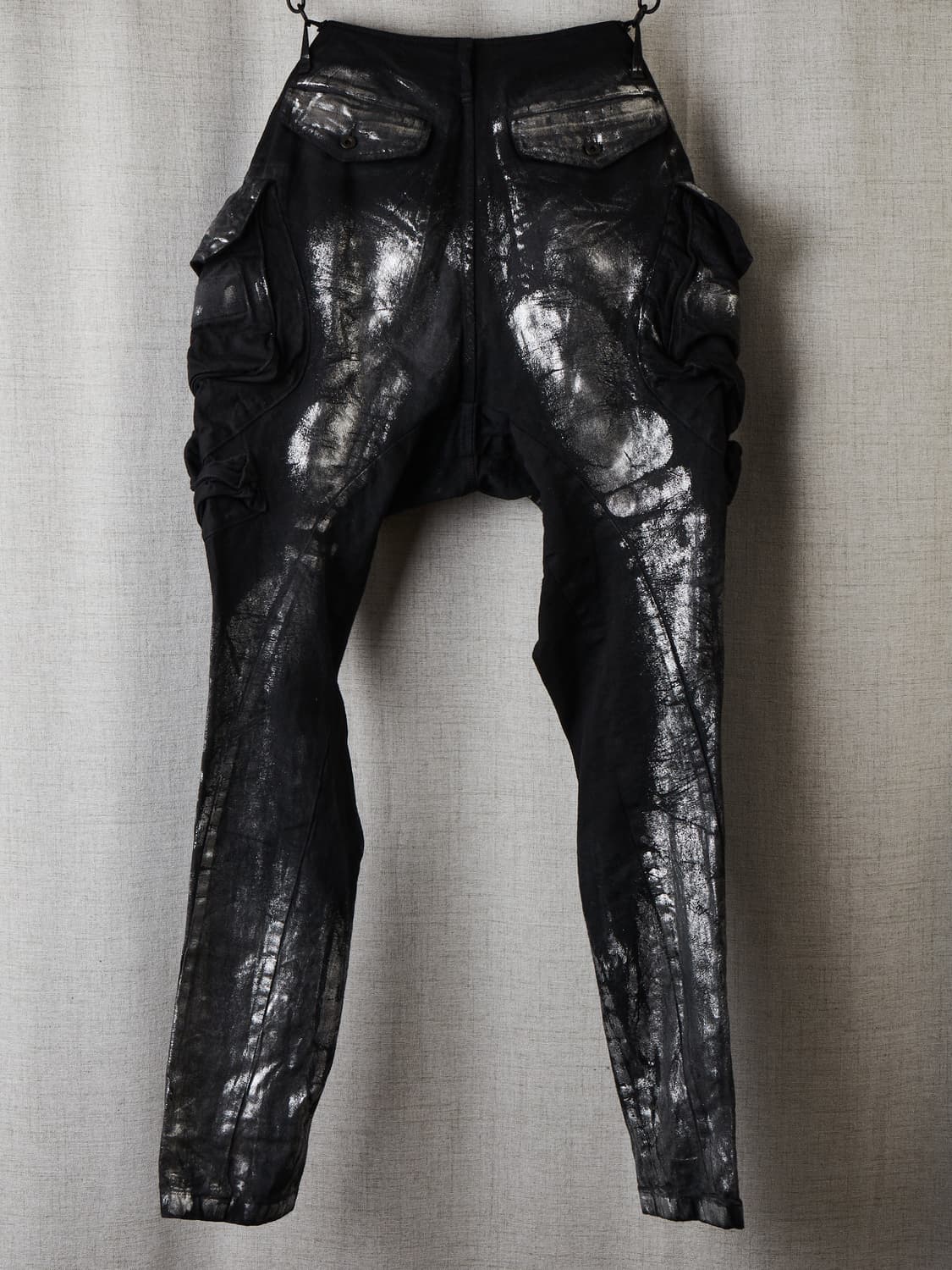 Julius pre ss 2025 실버코팅 가스마스크 팬츠 상품이미지3