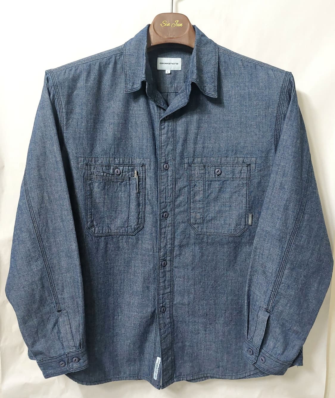 에스피오나지 샴브레이 셔츠 105 상품이미지3