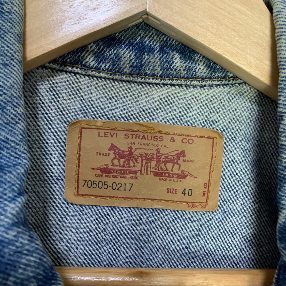 리바이스 빈티지 y2k 2000s 데님 조끼 베스트 청자켓 남성 40 상품이미지4