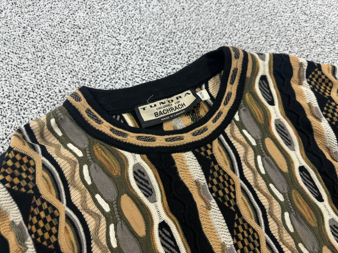 TUNDRA 90s 캐나다 3D 면케이블니트 상품이미지3