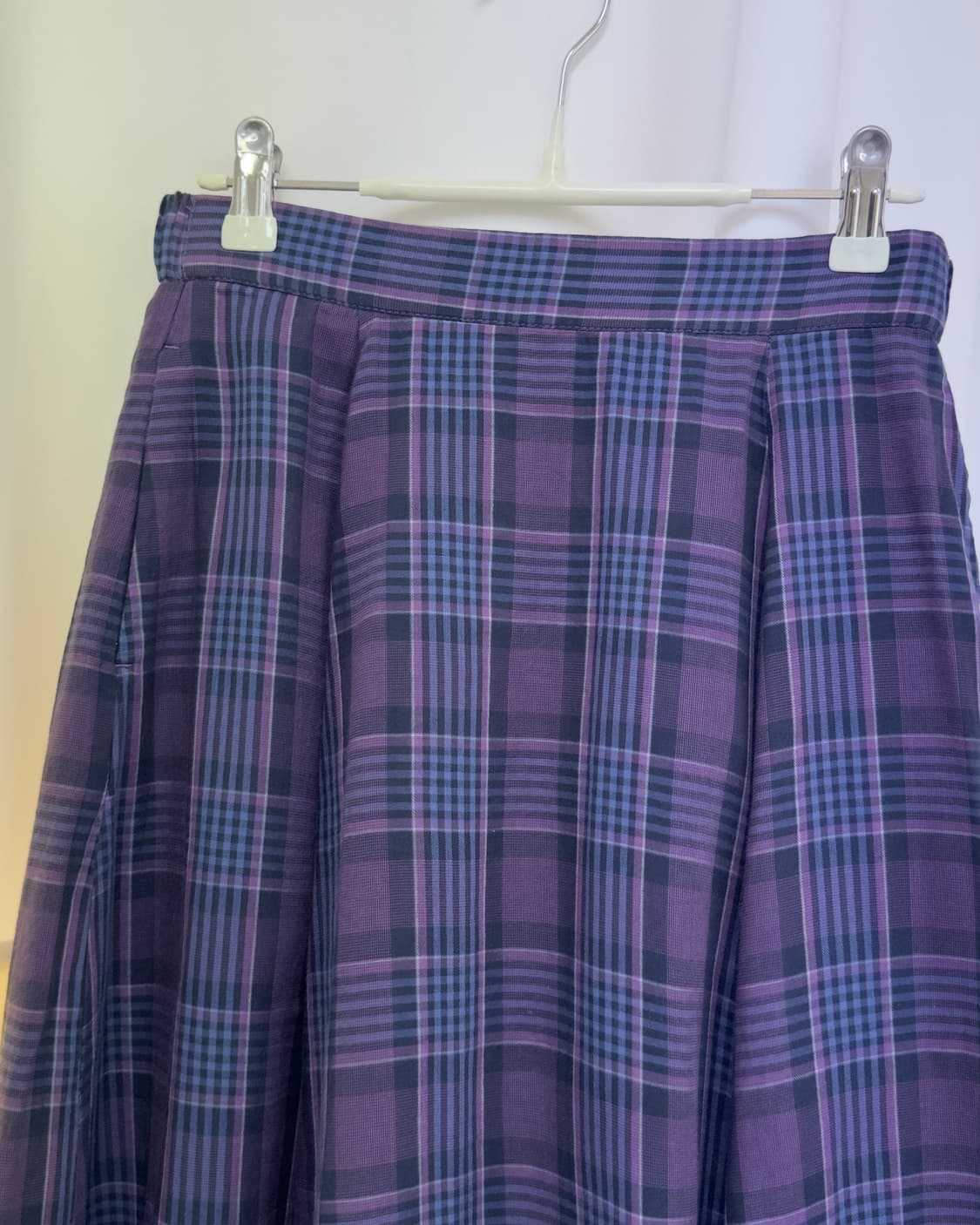 [LUGNONCURE] check long skirt 상품이미지2