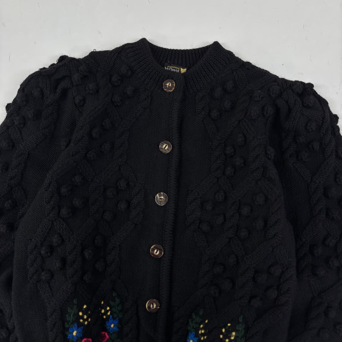Mcdavid  울 자수 가디건 상품이미지4