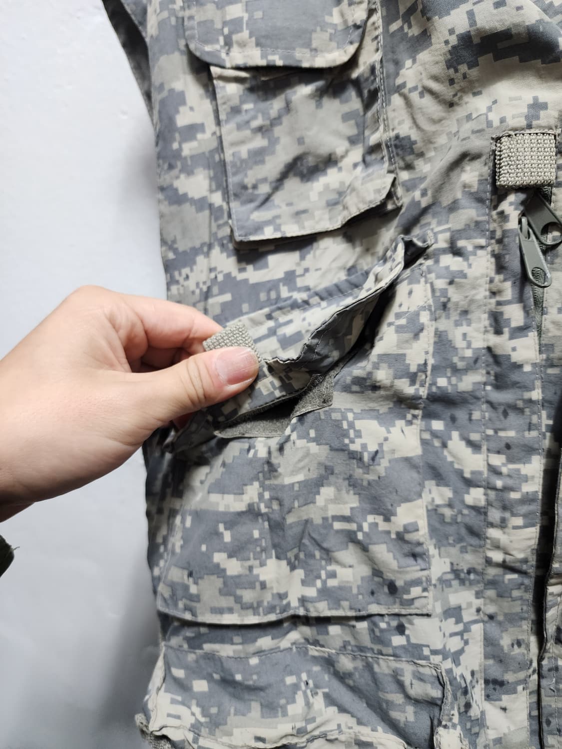 US 미군 밀리터리 전투 조끼 ACU 디지털 조끼  상품이미지6