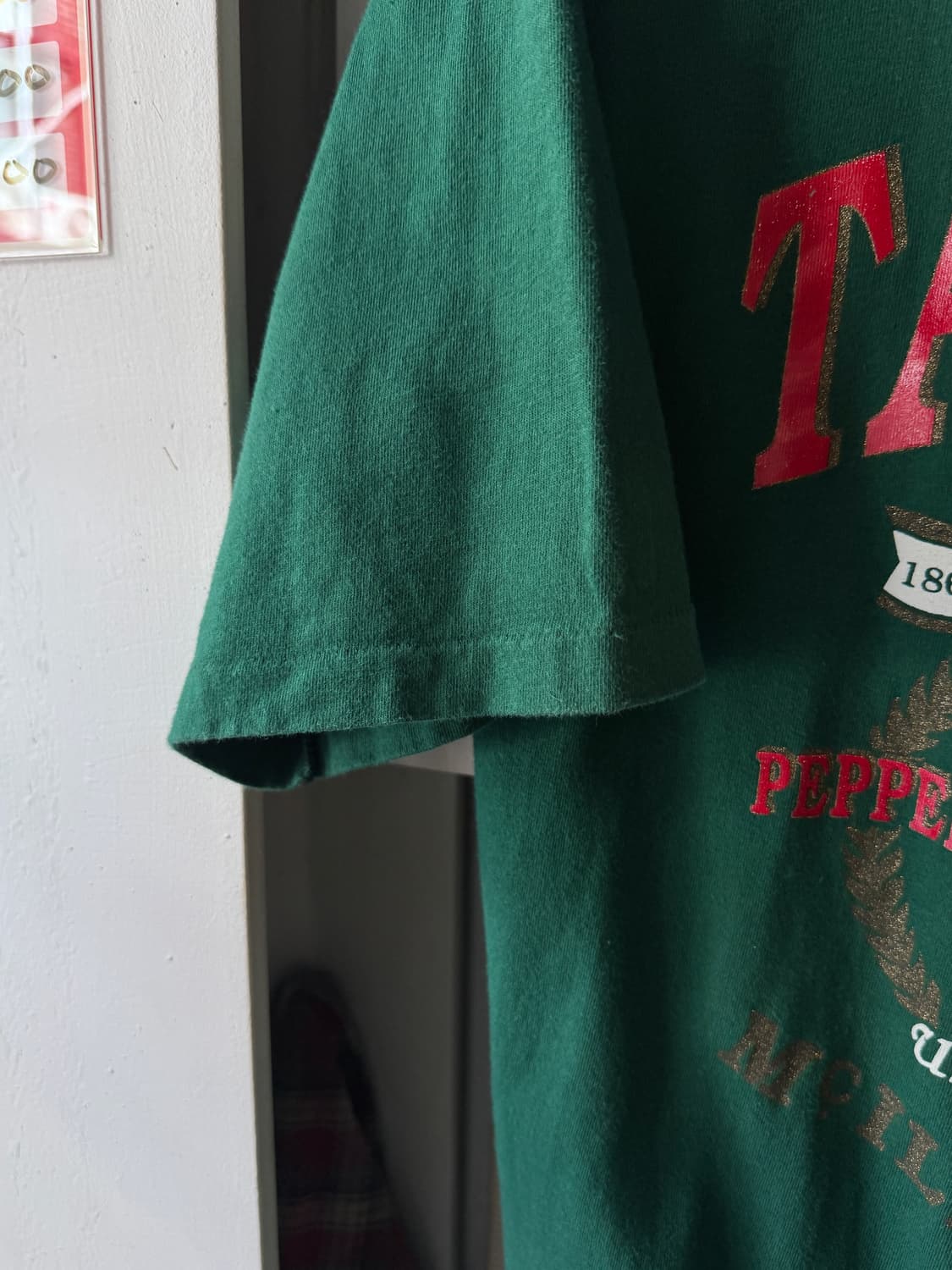 [XL]90's Hanes Made in USA 타바스코 티셔츠 상품이미지4