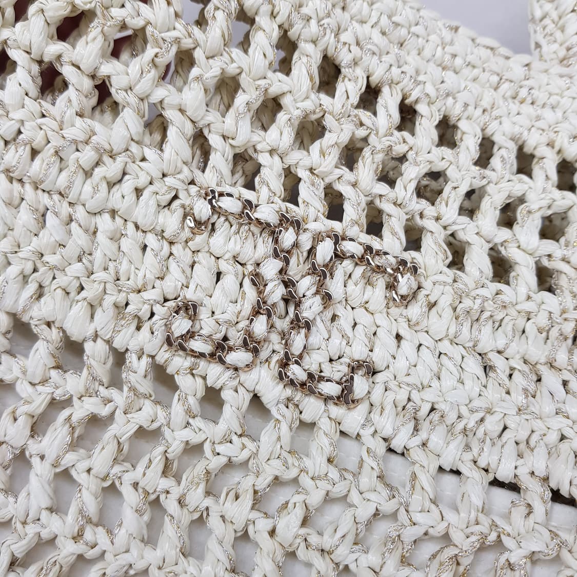 한섬 타임 2022 엠블럼 글리터 위빙백 상품이미지3