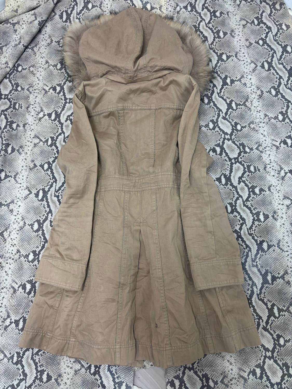 Y2K Grunge Mood Fur Hoodie Jacket 상품이미지9