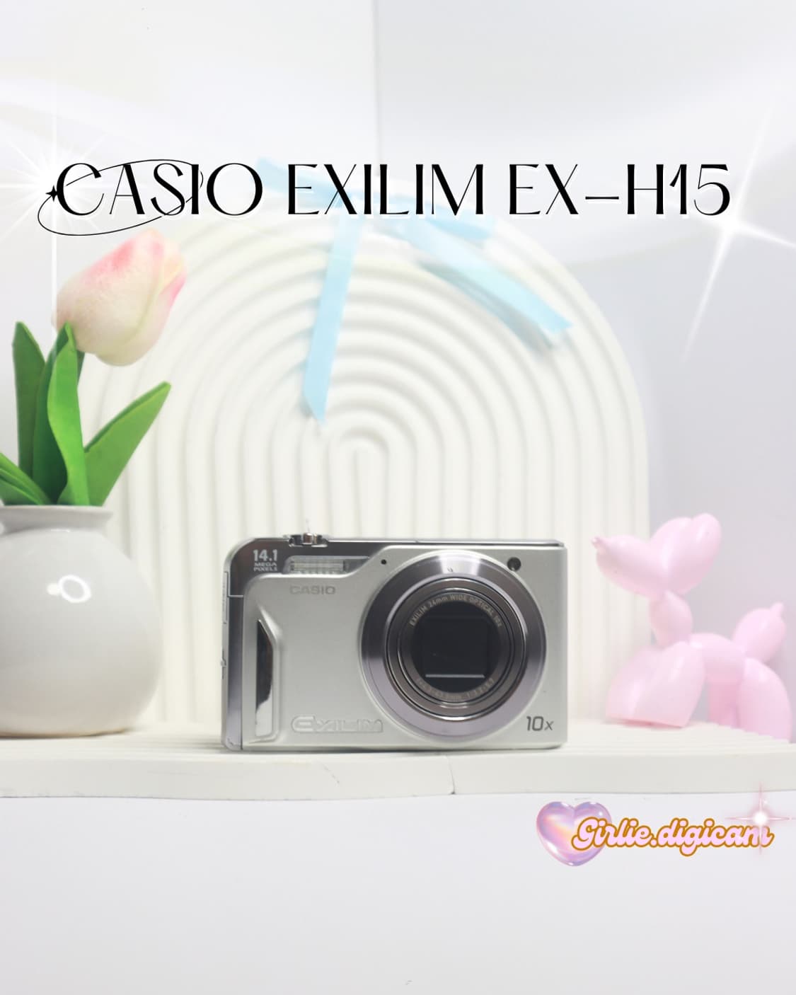 츄디카!) 카시오 엑슬림 EX-H15 실버 상품이미지1