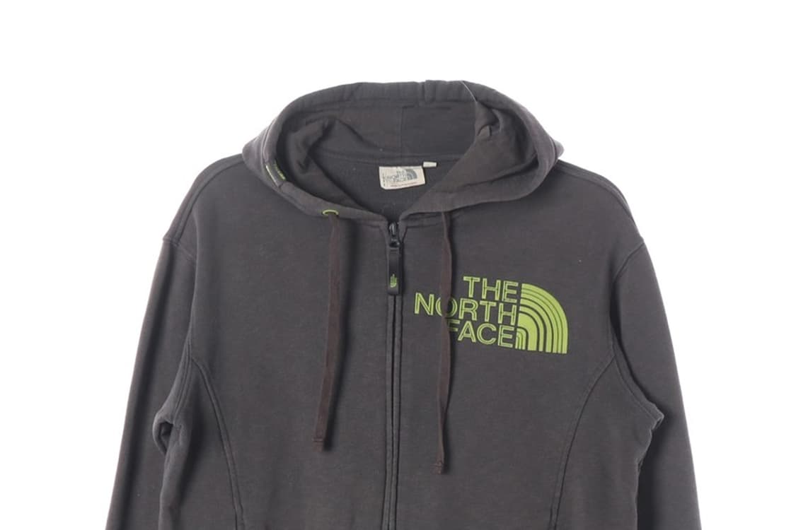 노스페이스 빅로고 차콜 후드집업 L 상품이미지3