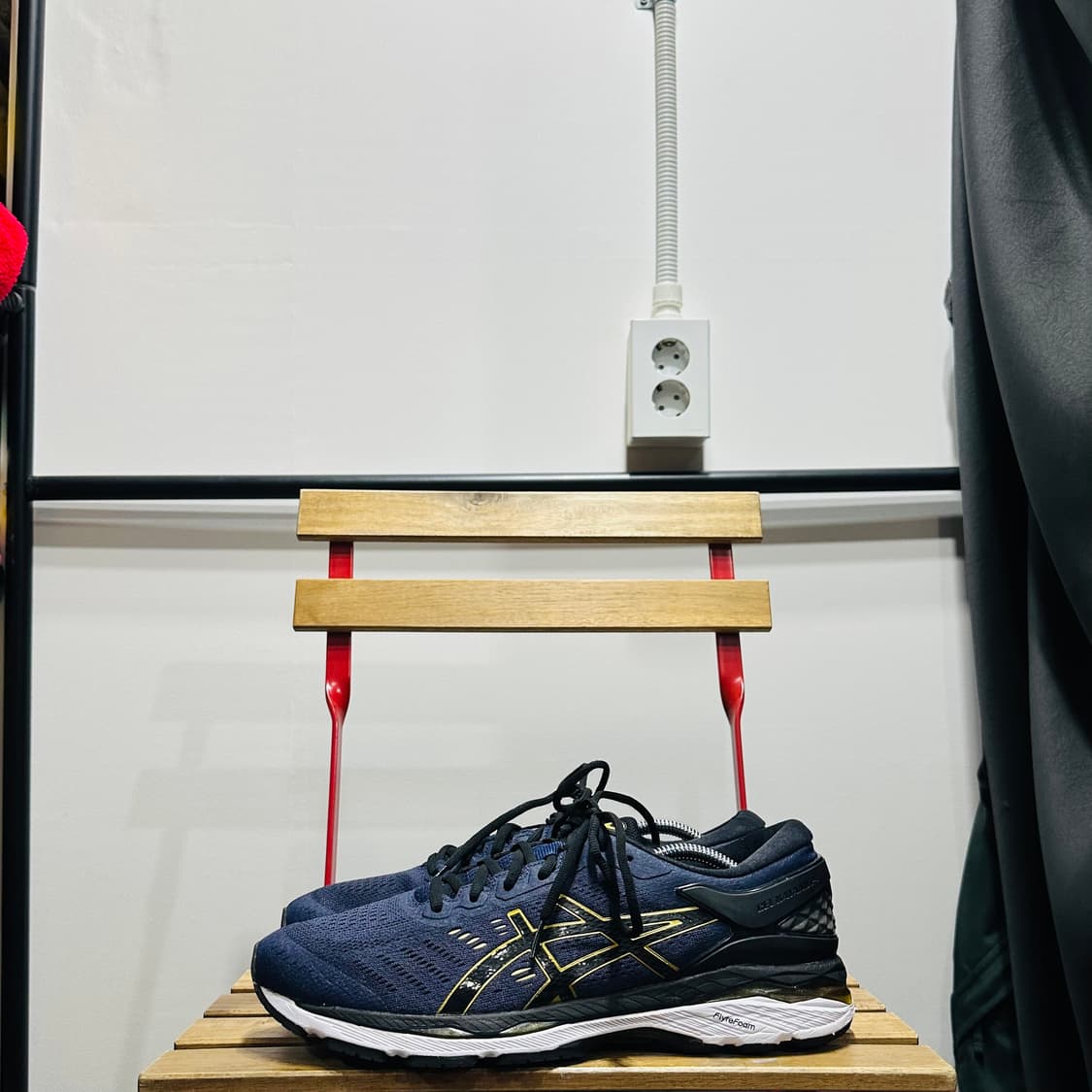 285) 아식스 운동화 남성 남자 신발 젤 카야노 24 네이비 골드 상품이미지3