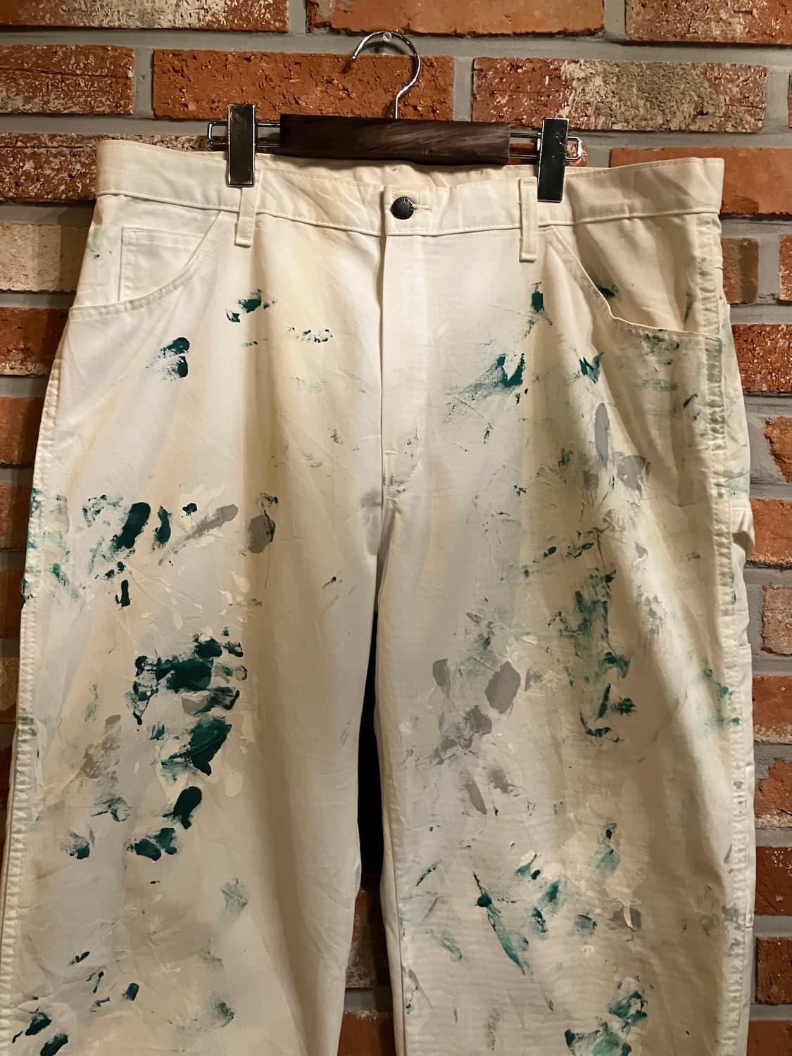 디키즈 빈티지 화이트 카펜터 페인터 팬츠 상품이미지3