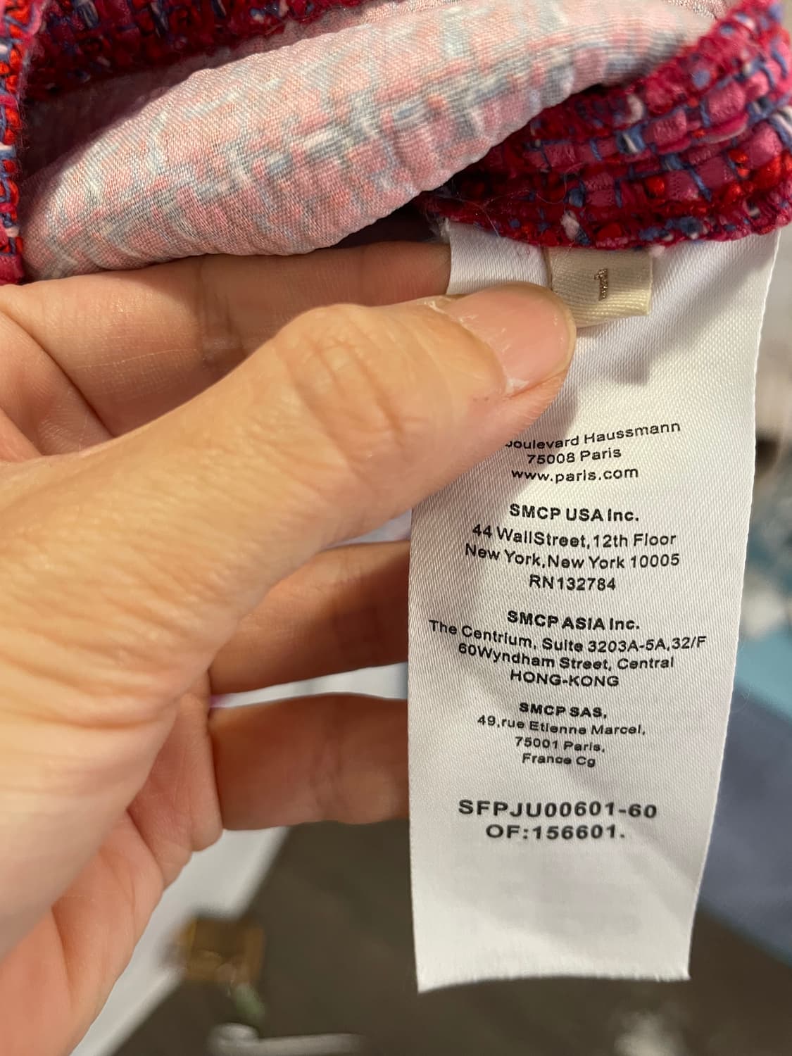 Maje 트위드 미니스커트 pink 상품이미지6