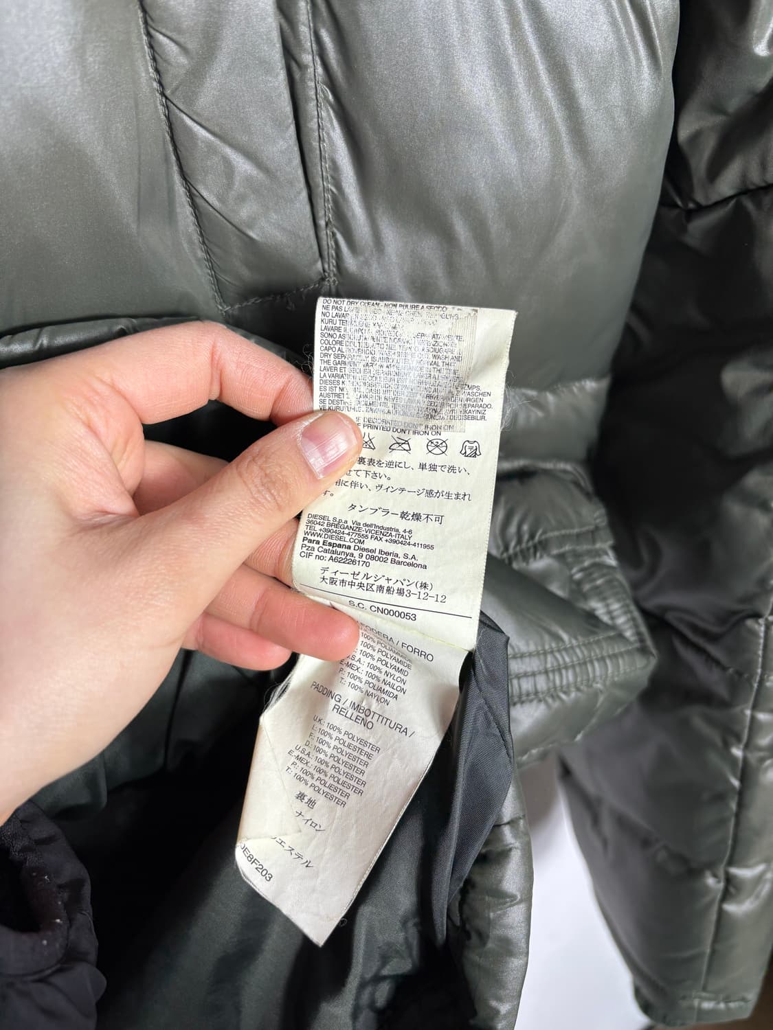 Disel 디젤 더플 코트 패딩 상품이미지6