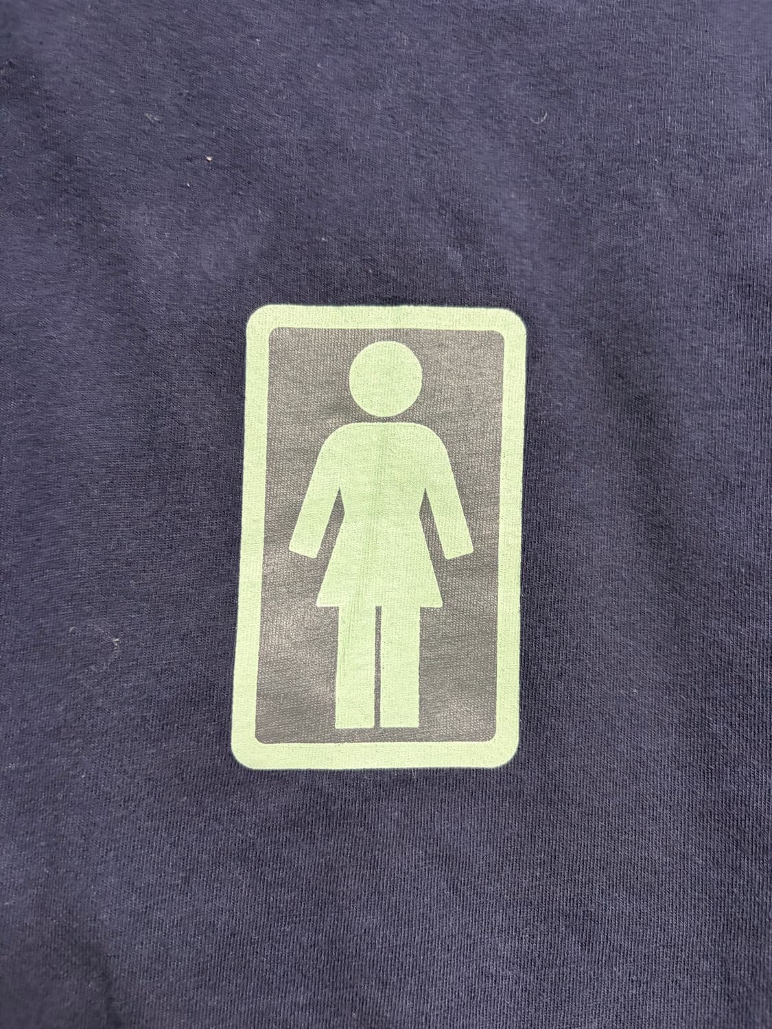 걸 스케이트보드 네이비 롱티셔츠 상품이미지3