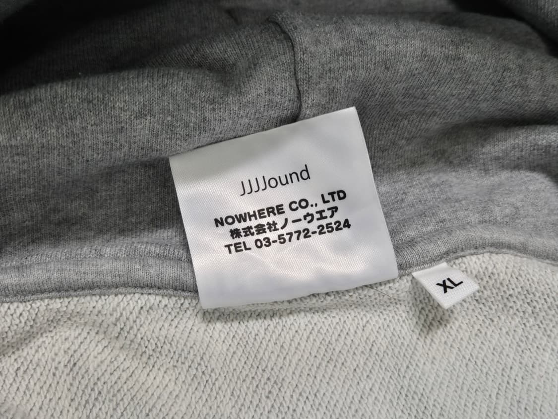 (xl) 베이프 JJJ자운드 후드 후디 그레이 BAPE JJJJound 상품이미지6