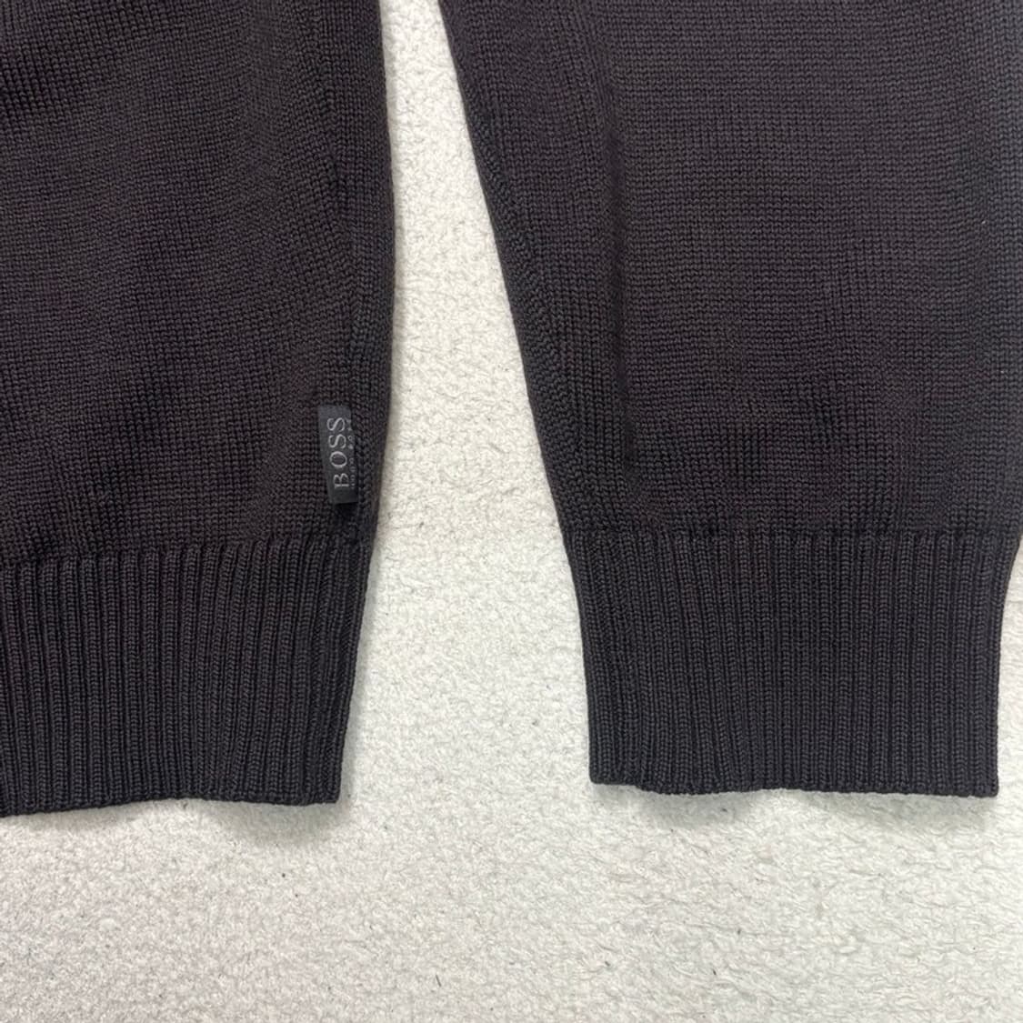 휴고보스 지퍼 니트 가디건 브라운 L 상품이미지3