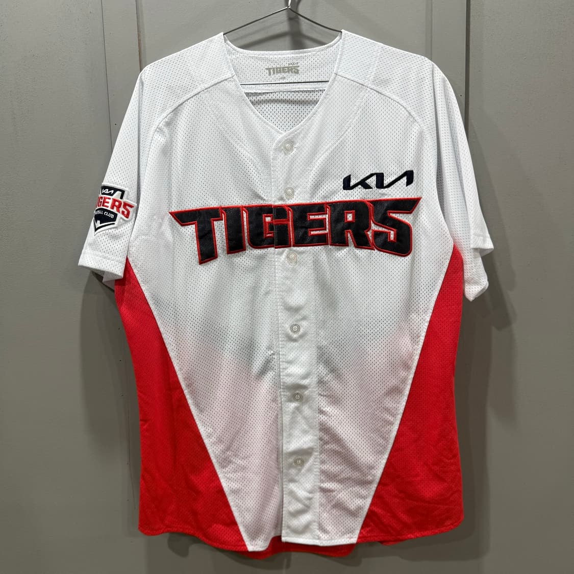 XL KIA 기아 타이거즈 야구팀 유니폼 노마킹 져지 반팔 티셔츠 상품이미지1