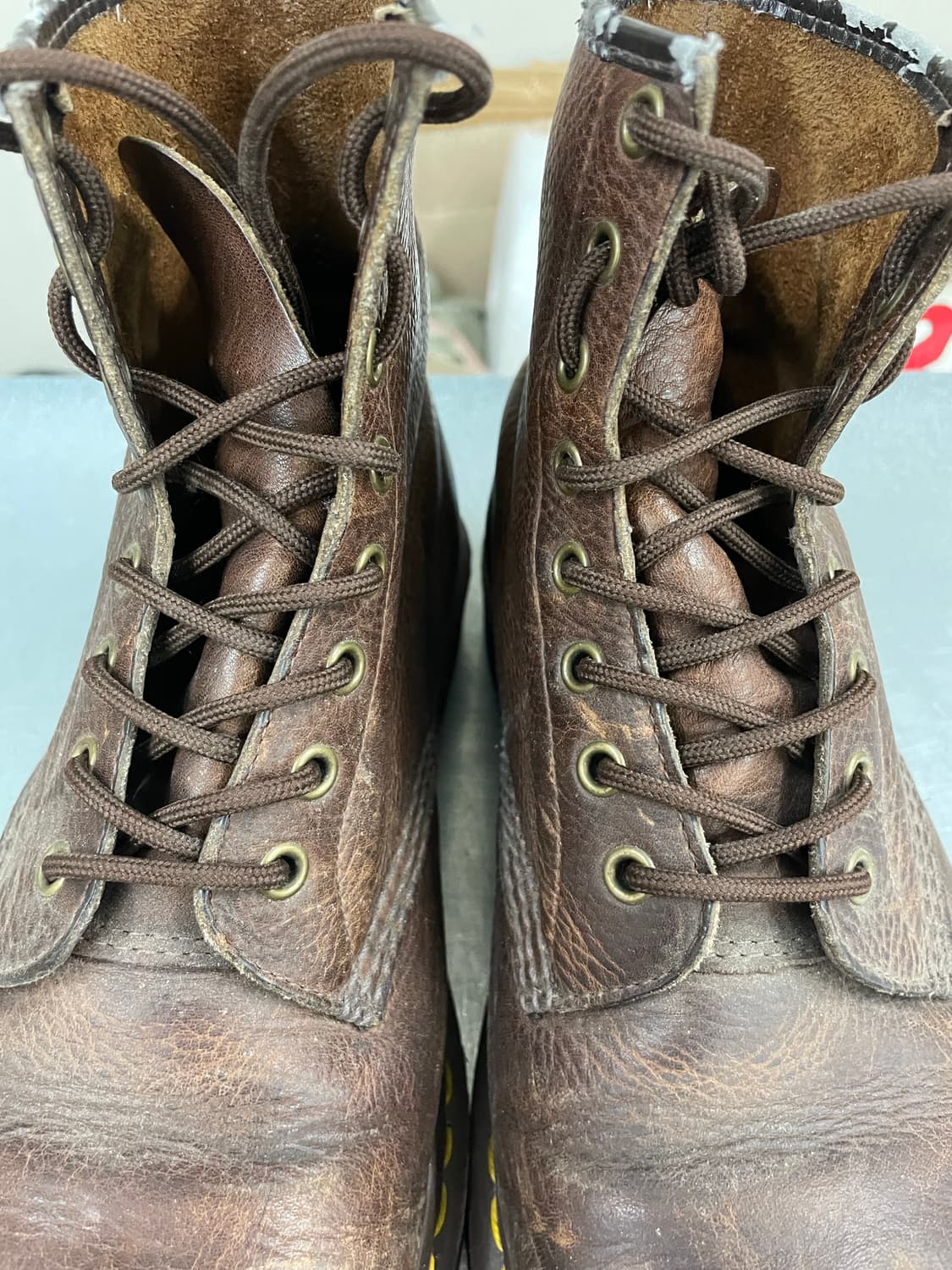 닥터마틴 8홀 부츠 브라운 uk9 상품이미지8