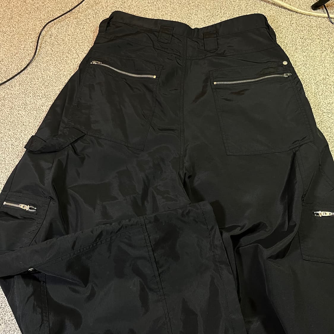 이에이 나일론 카펜터 와이드 팬츠 상품이미지2