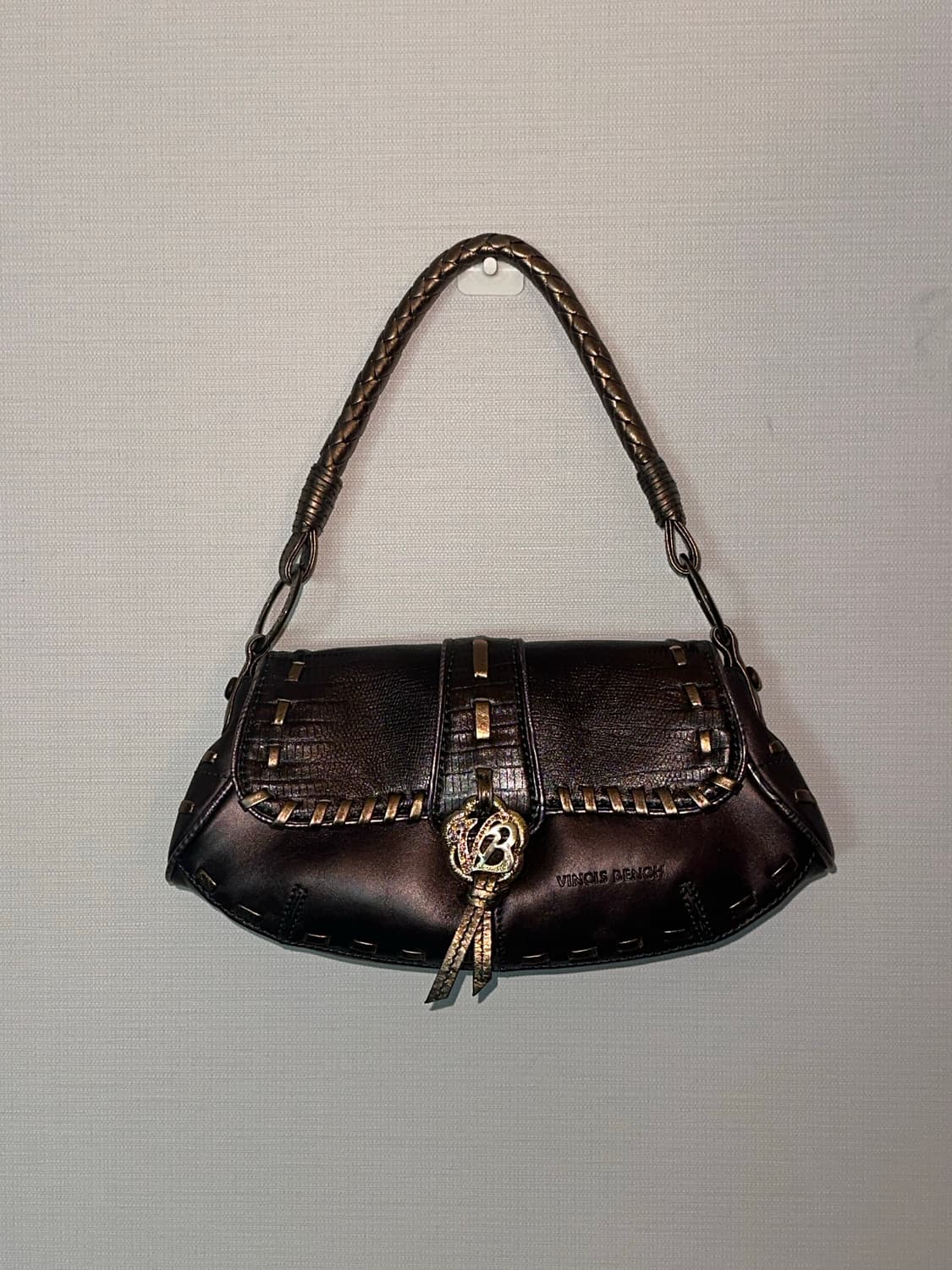 빈치스벤치 가죽 그런지 숄더백 상품이미지8