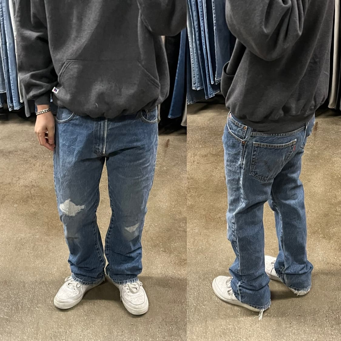 Levis517 리페어 데님 부츠컷 (34“) 상품이미지6