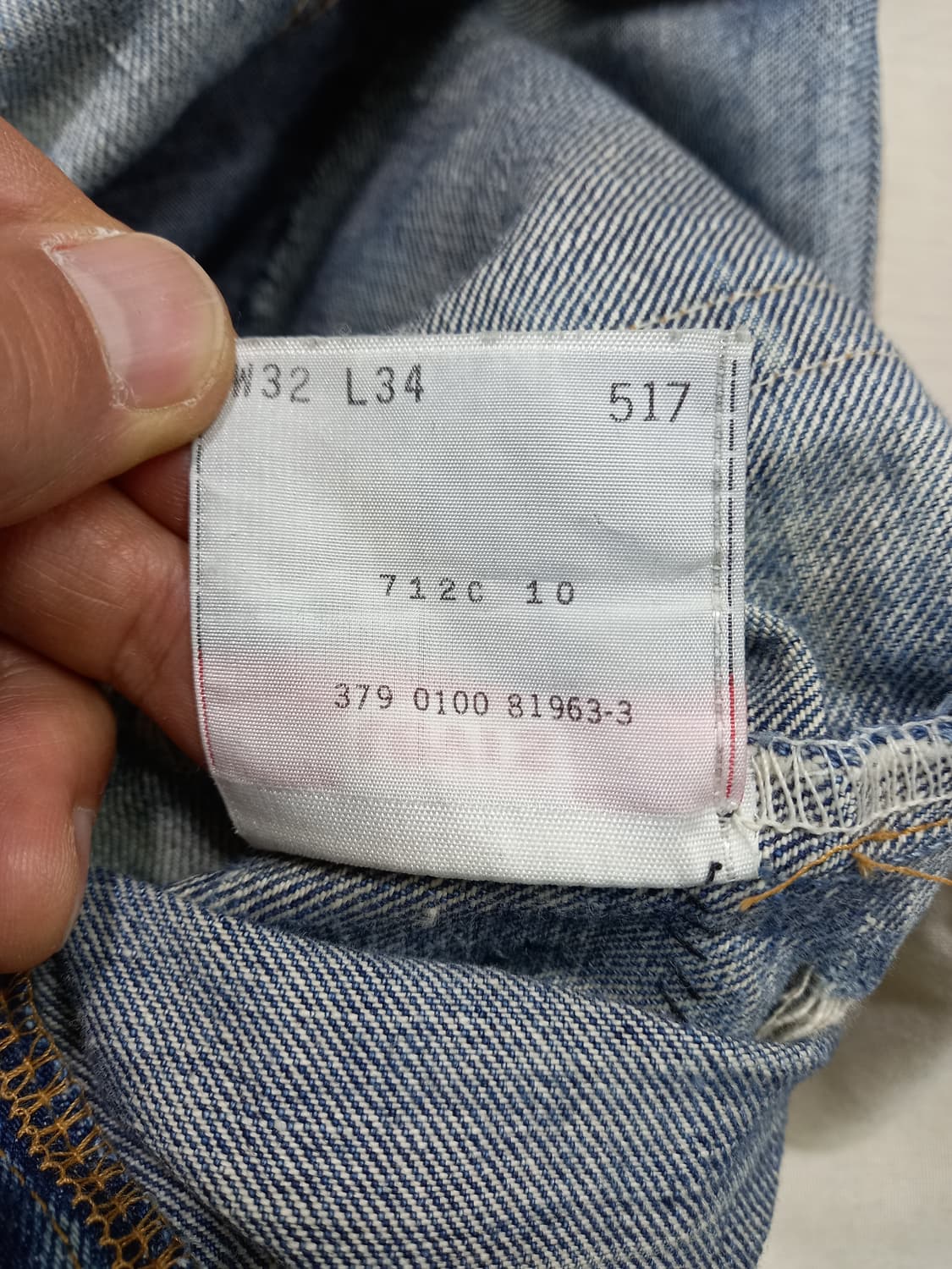 32 00's 리바이스517-03 USA 부츠컷 리폼드진 32-323 상품이미지10