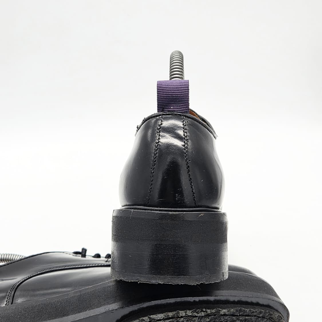  이티스 우먼스 킹스톤 레더 더비슈즈 블랙 (38)  상품이미지2