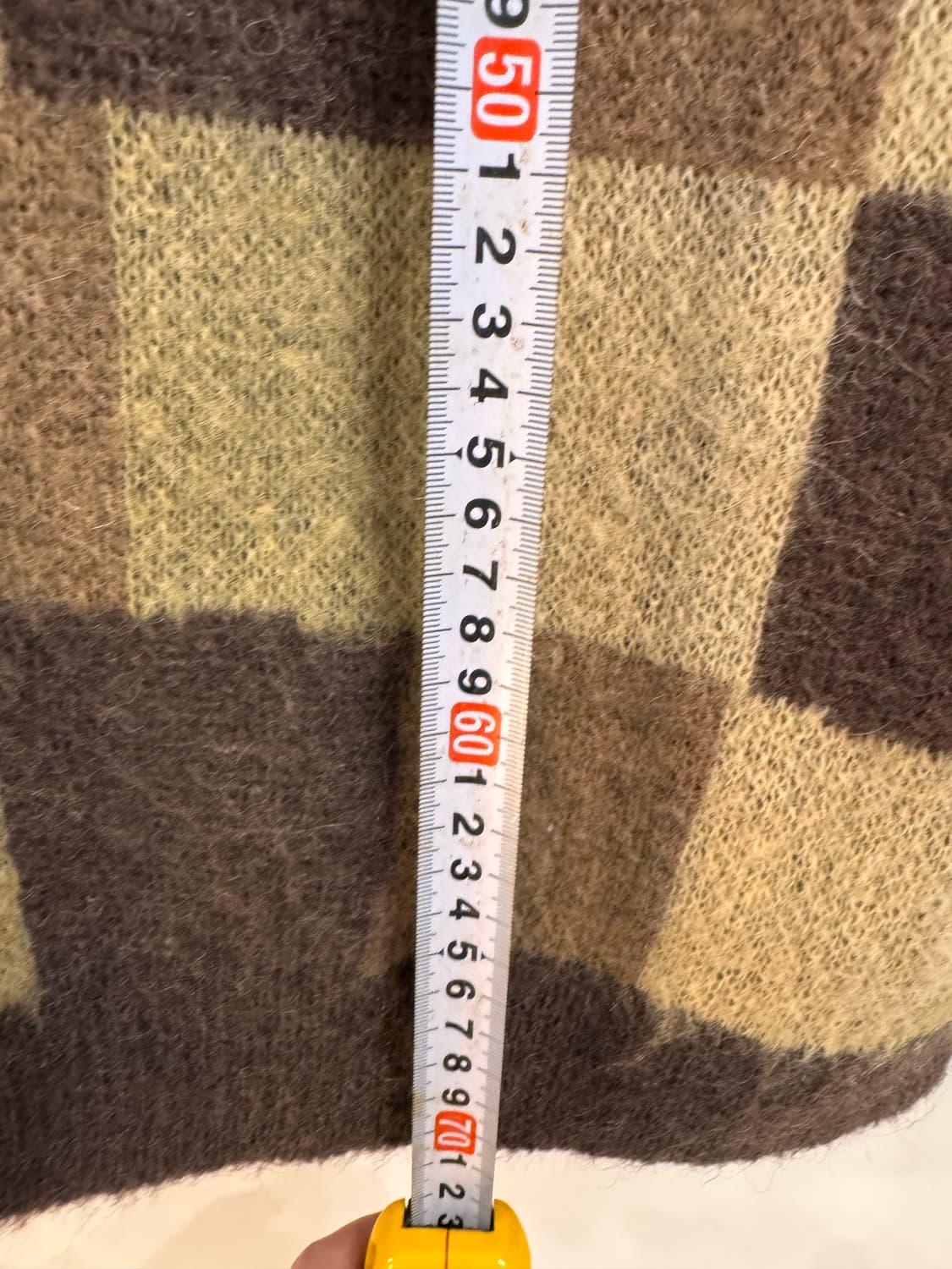 스투시 워블리 체크 베스트 브라운 L 상품이미지4