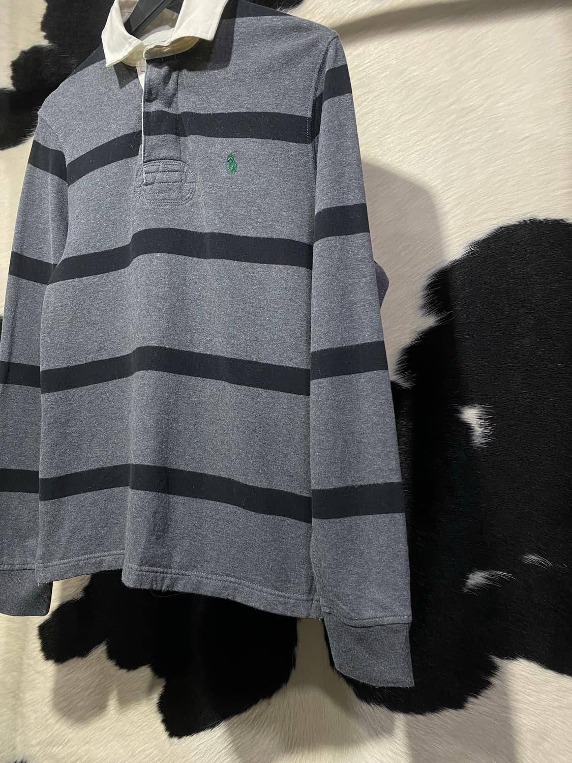 Polo Ralph Lauren 스트라이프 기모 럭비티셔츠 상품이미지4