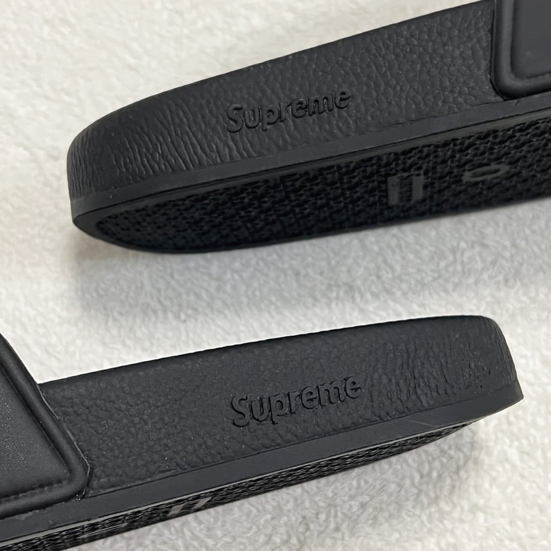 슈프림 14SS 슬라이드 슬리퍼 블랙 상품이미지6
