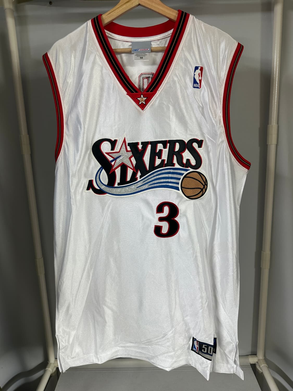 리복 앨런 아이버슨 필라델피아 농구 유니폼 저지 상품이미지1
