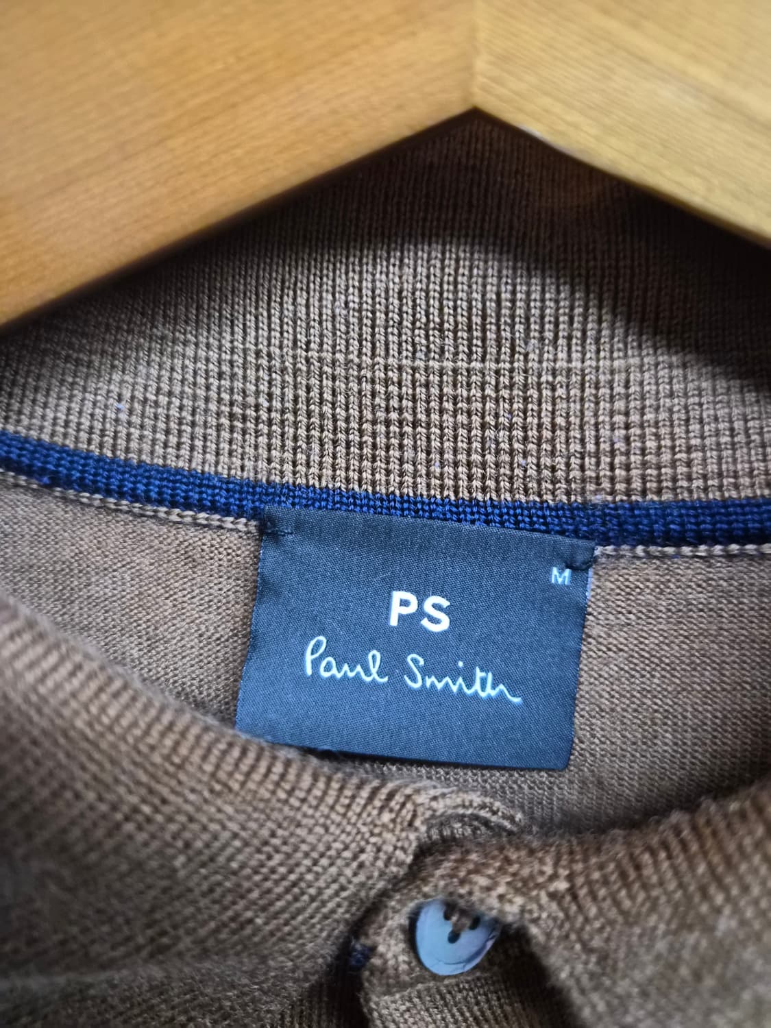 하자있음 M/95) 폴스미스 카라 니트 팝니다 상품이미지3