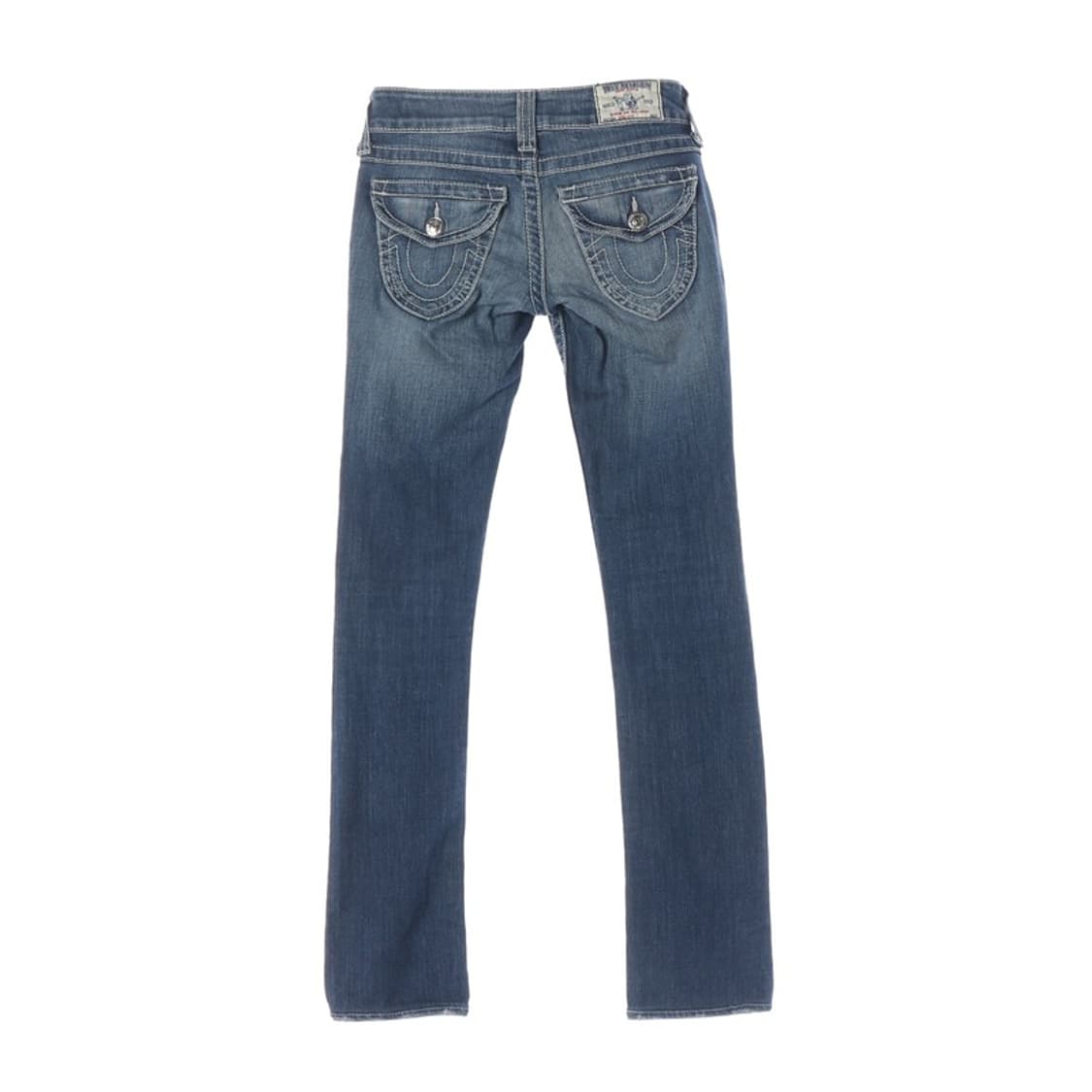 트루릴리전 빈티지 워싱 로우라이즈 부츠컷 데님 24 상품이미지1