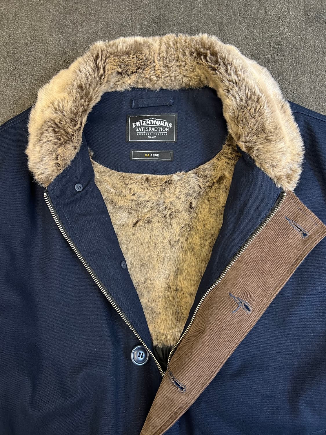 프리즘웍스 EDGAR N-1 덱 자켓 네이비 XL 상품이미지2