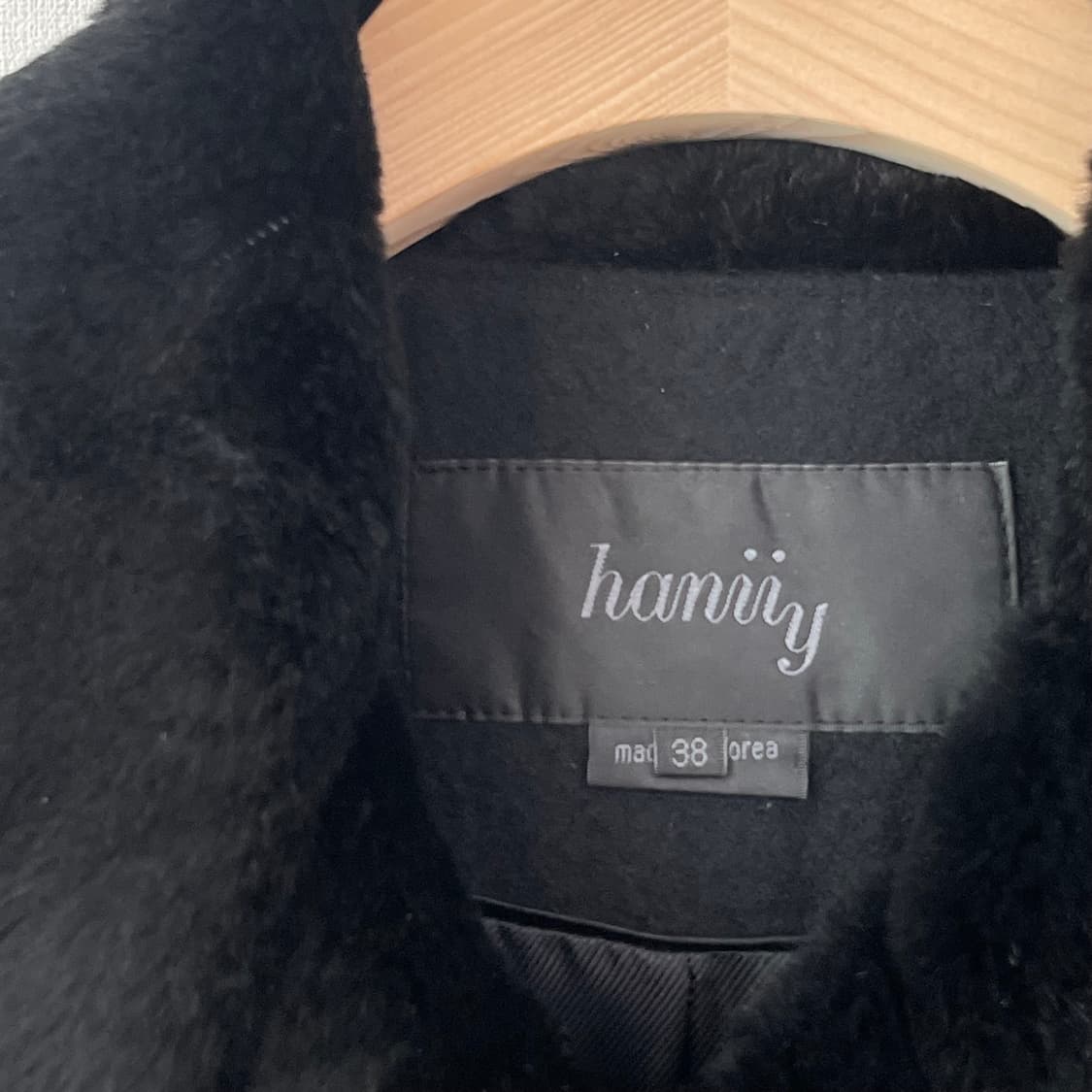 하니와이 토끼털 울 혼방 코트 44~55 상품이미지8