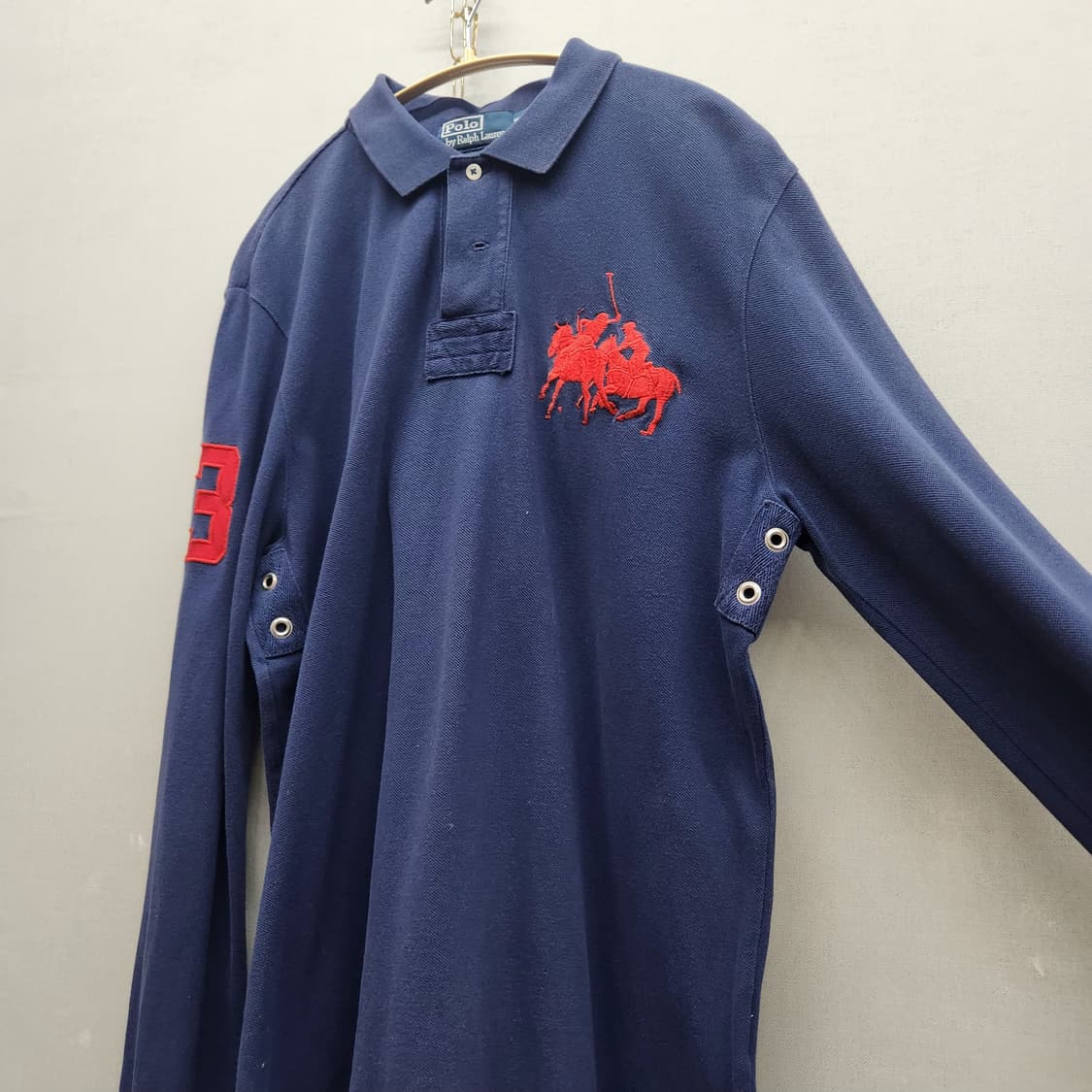 폴로랄프로렌 로고 럭비셔츠 긴팔 XL(L~XL) 상품이미지2