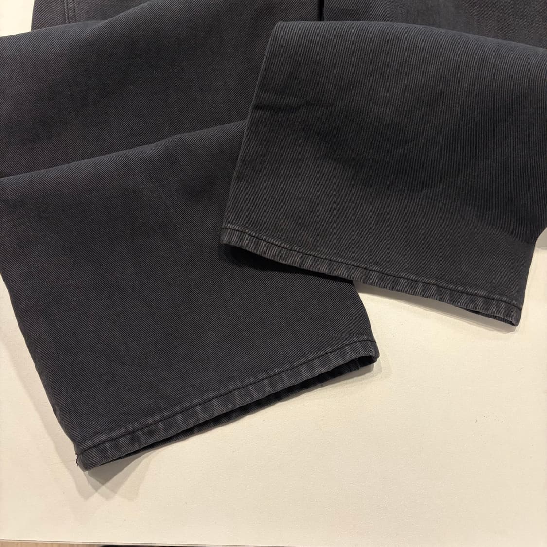 [34] Lee 리 블랙 와이드 데님 팬츠 D857 상품이미지5