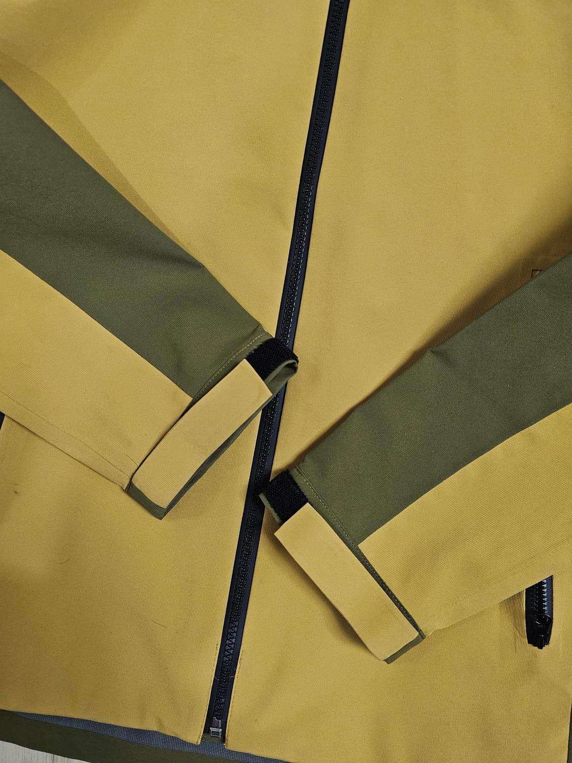 ​[XL] 네이처하이크 올리브 베이지 투톤 하드쉘 방수 자켓 상품이미지6