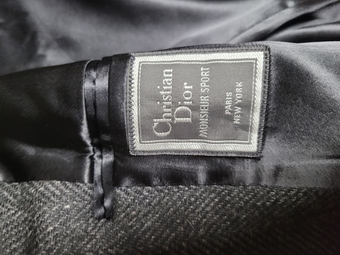 80s 크리스찬 디올 헤링본 코트 상품이미지7