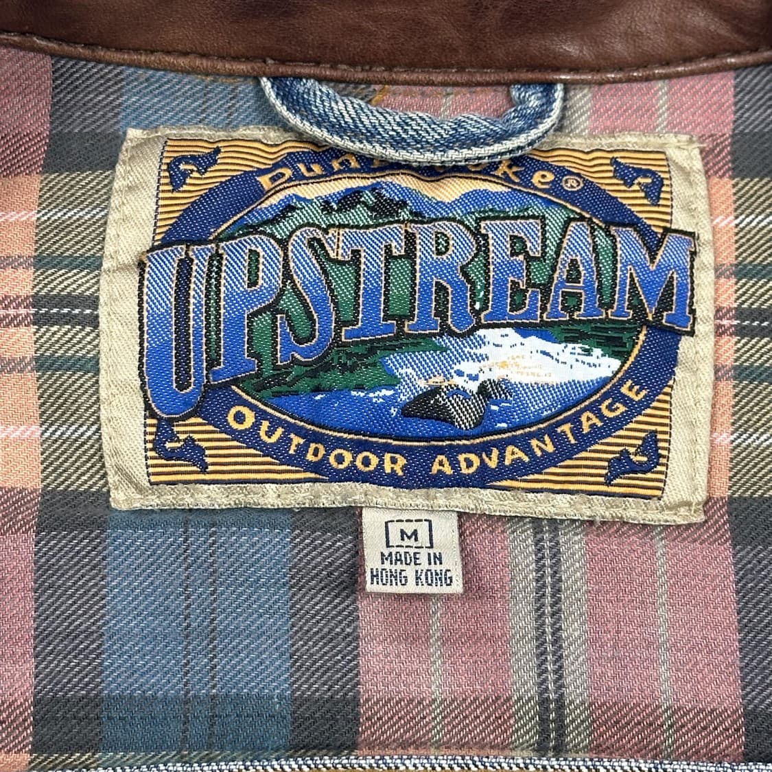 VTG 빈티지 켈로그 가죽 트러커 데님자켓 (M) 상품이미지7