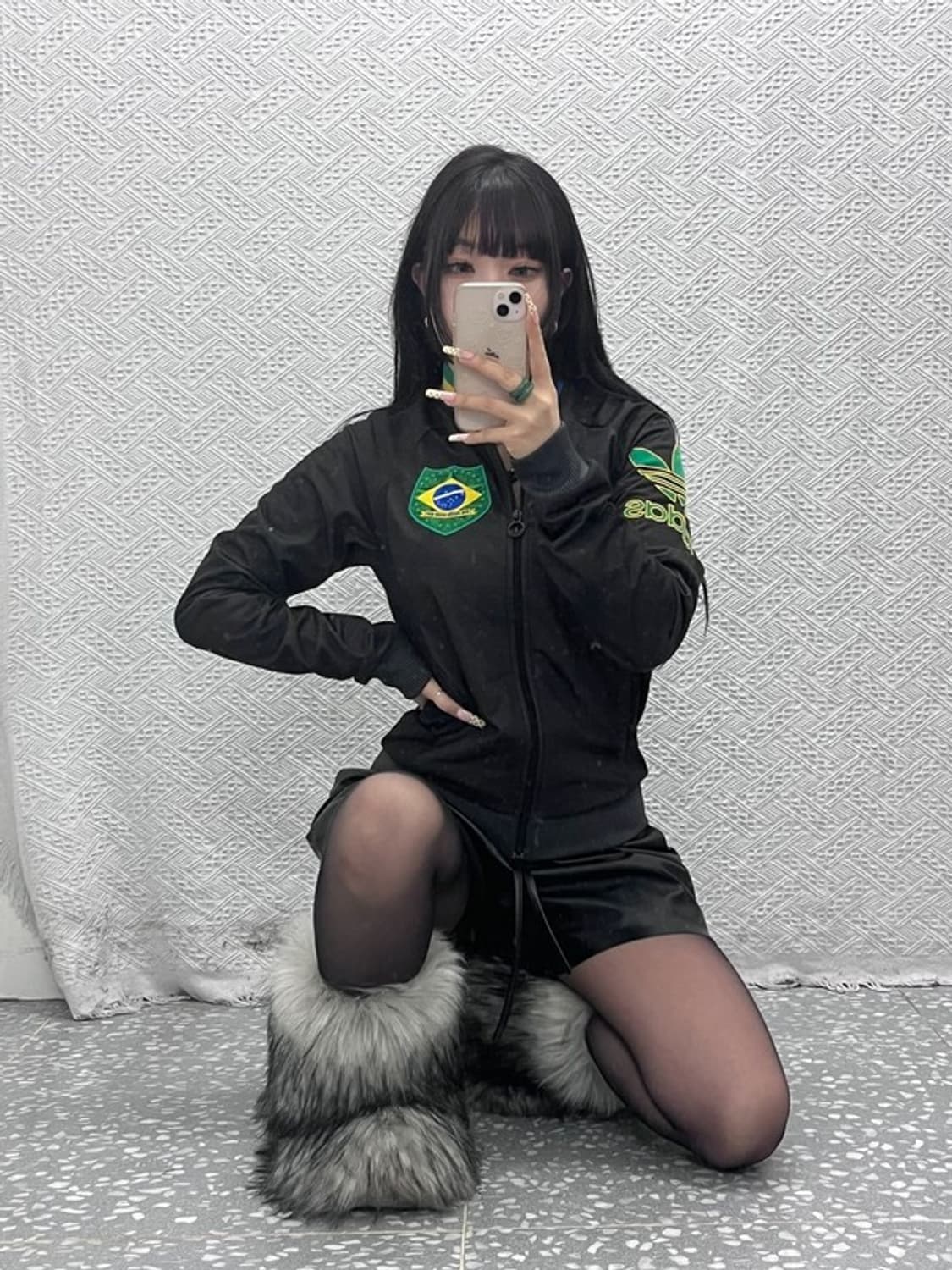 아디다스 올드스쿨 빈티지 브라질 패치 져지 집업 85 C09890 상품이미지2