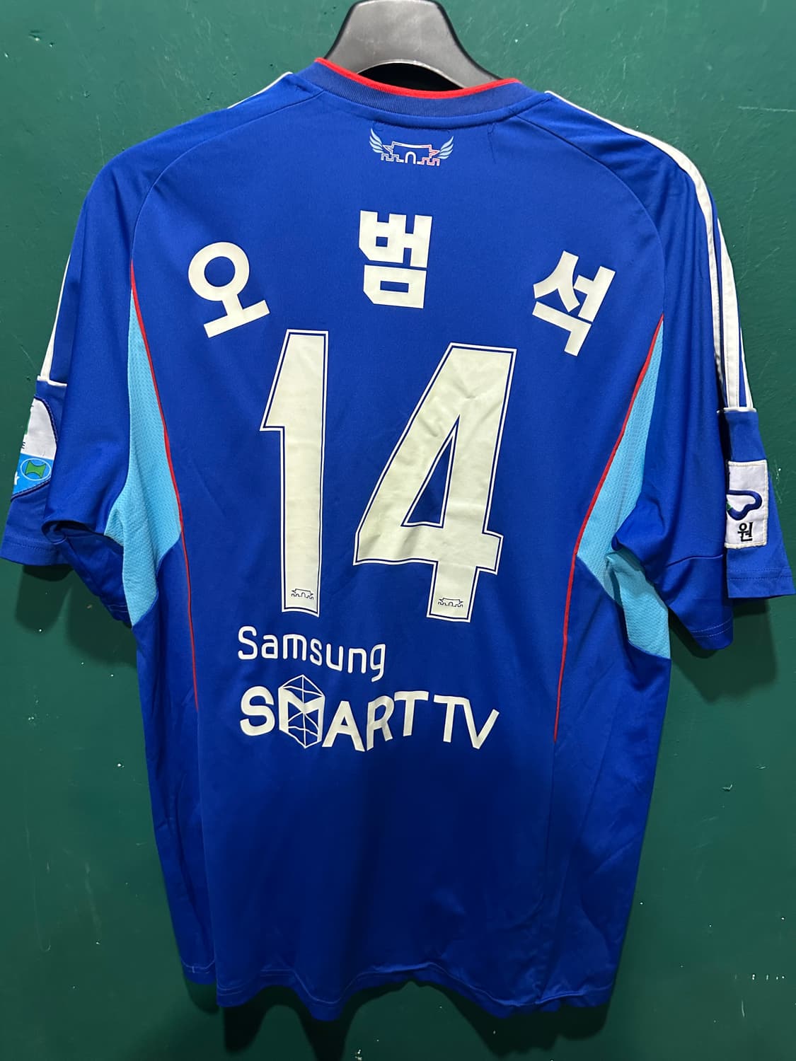 아디다스 수원삼성 싸인 오범석 유니폼110 상품이미지2