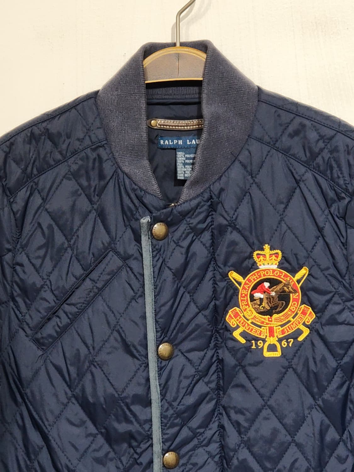 (L) 랄프로렌 폴로 퀼팅자켓 네이비 누빔점퍼 캐주얼  상품이미지2