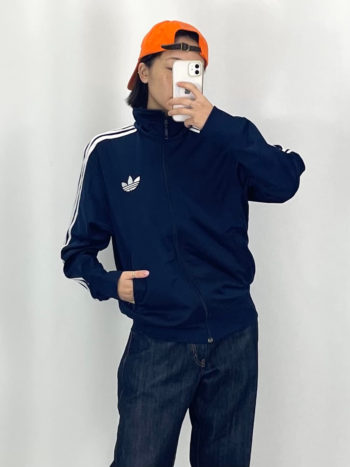  [L]아디다스 파이어버드 네이비 트랙탑 상품이미지1