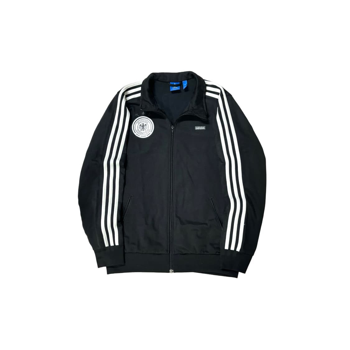 아디다스 독일 커스텀 져지 축구 트랙탑 블랙 검흰 상품이미지1