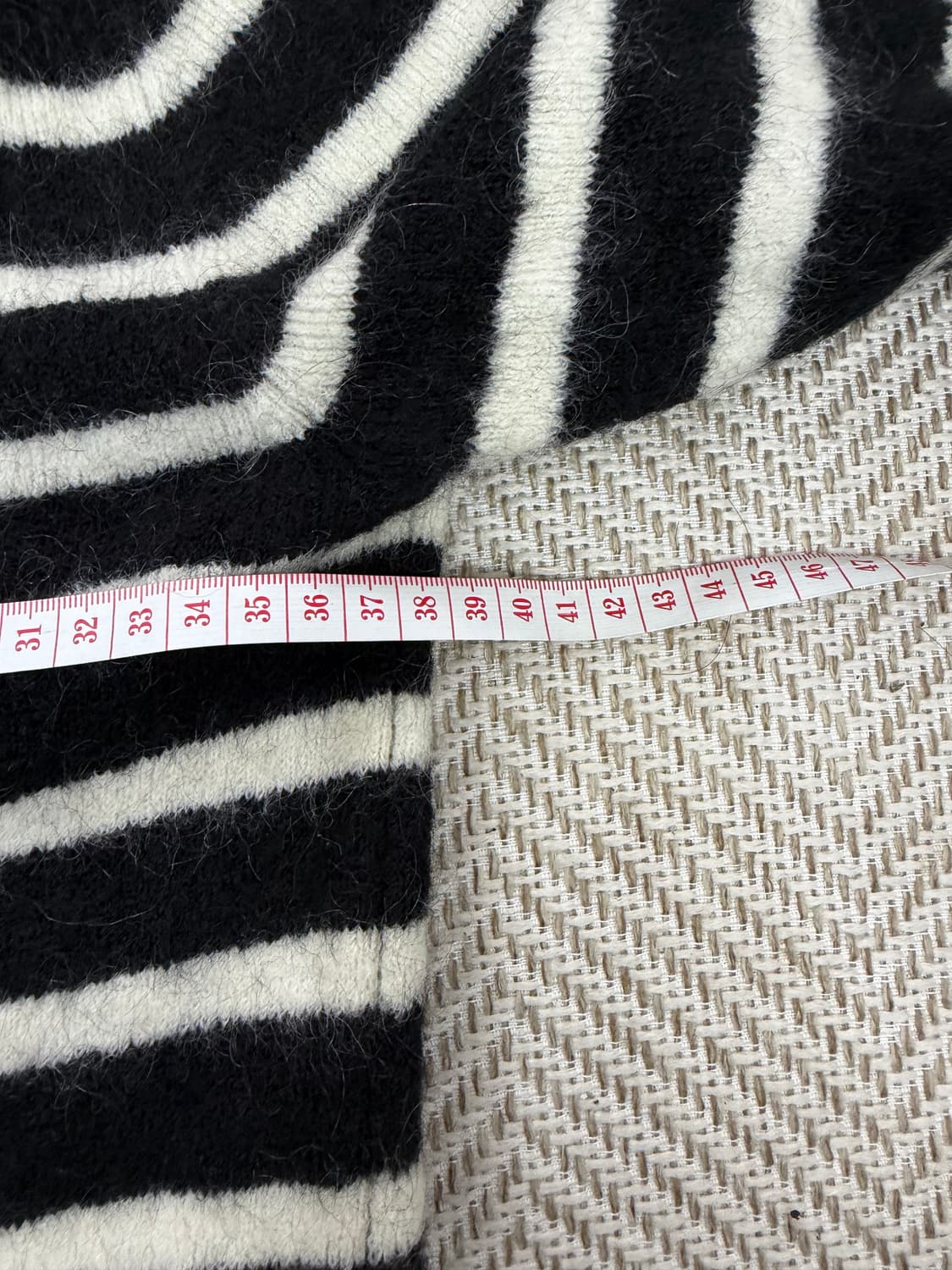 정품) 럭키슈에뜨 스트라이프 니트 F 상품이미지7