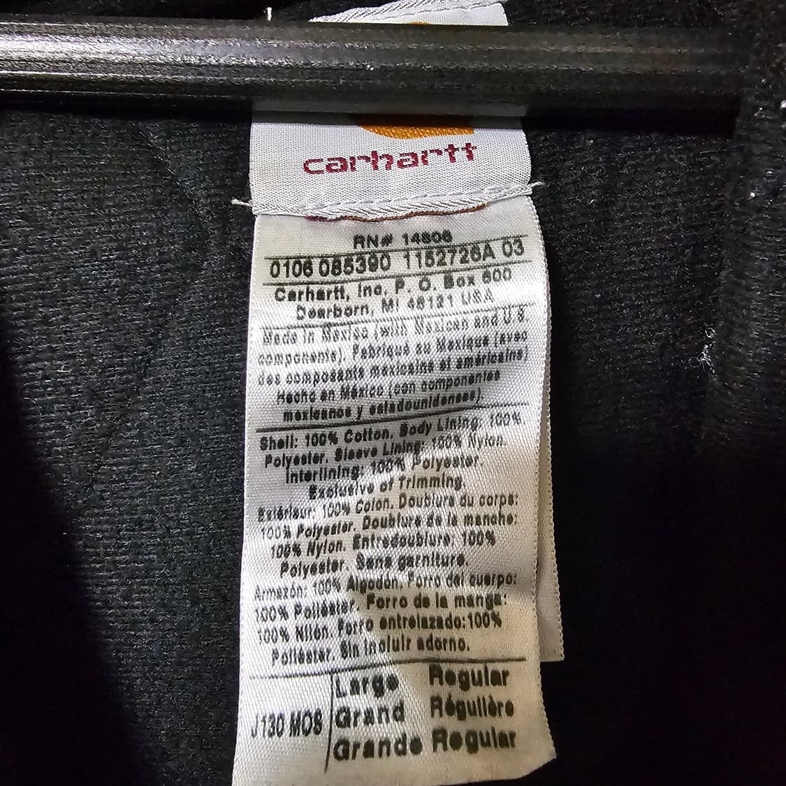칼하트 j130 모스그린 L사이즈 상품이미지3