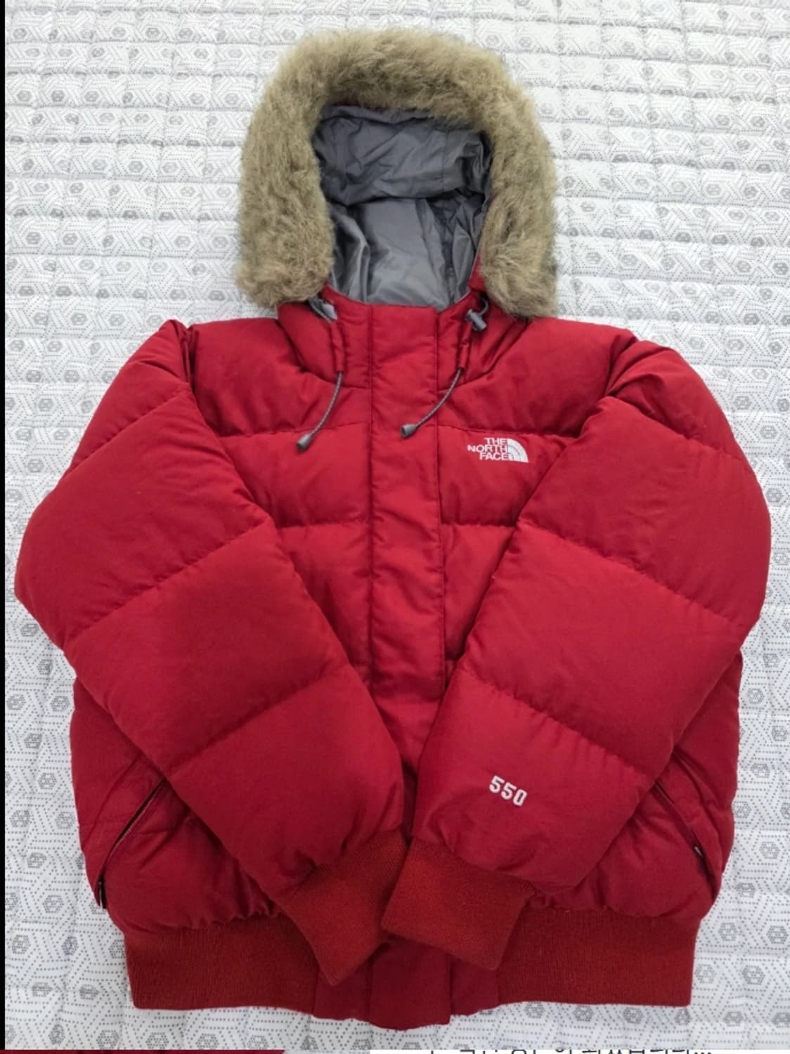 노스페이스 여성 550 패딩 M사이즈 상품이미지2
