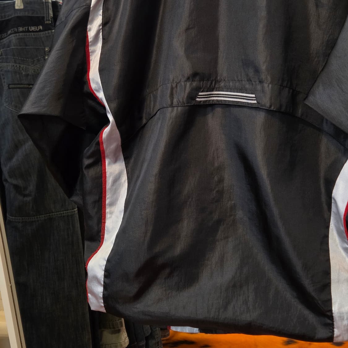 JPN 미즈노 블랙 배색 바람막이 자켓 상품이미지7