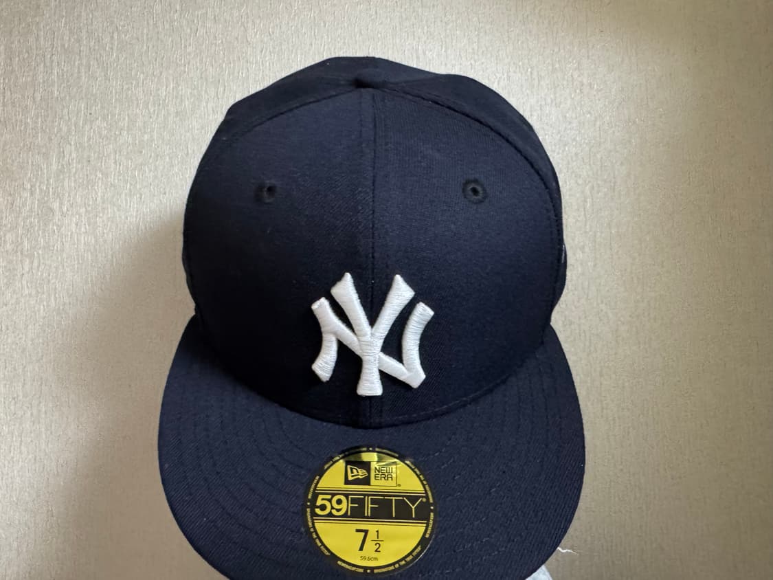 뉴에라 59피프티 MLB 어센틱 뉴욕 양키스 게임 네이비 상품이미지1