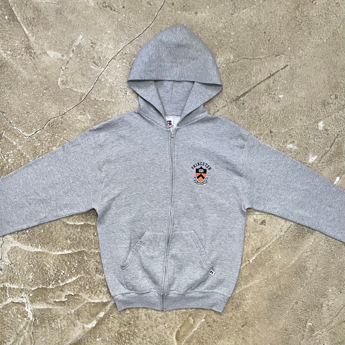 90's 러셀 스웻 집 후디 M 상품이미지3